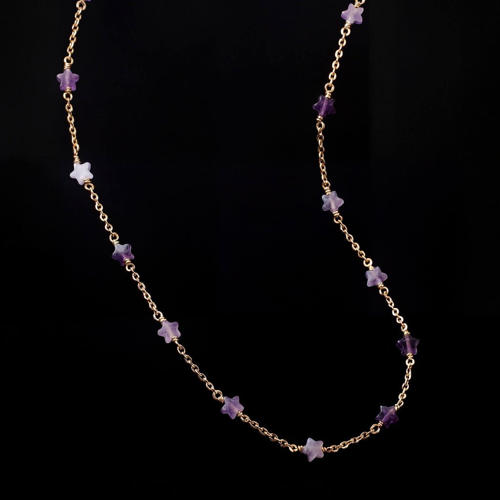 Amethyst Star Necklace