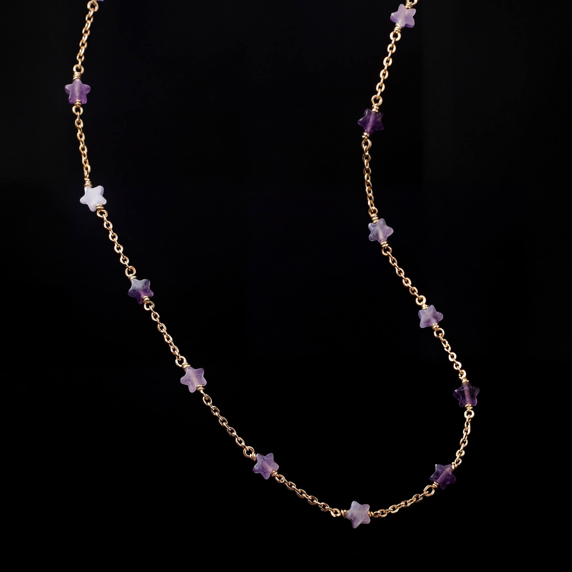 Amethyst Star Necklace