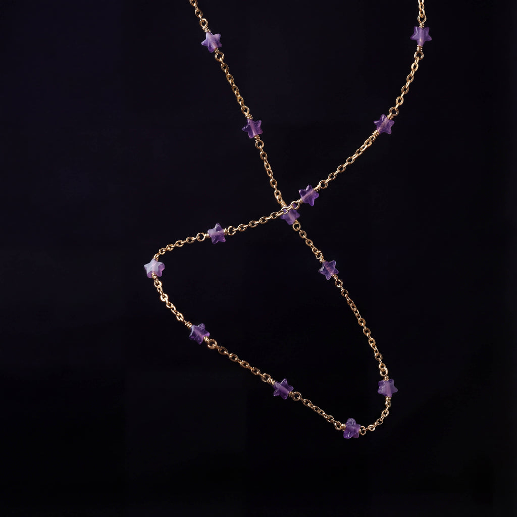 Amethyst Star Necklace