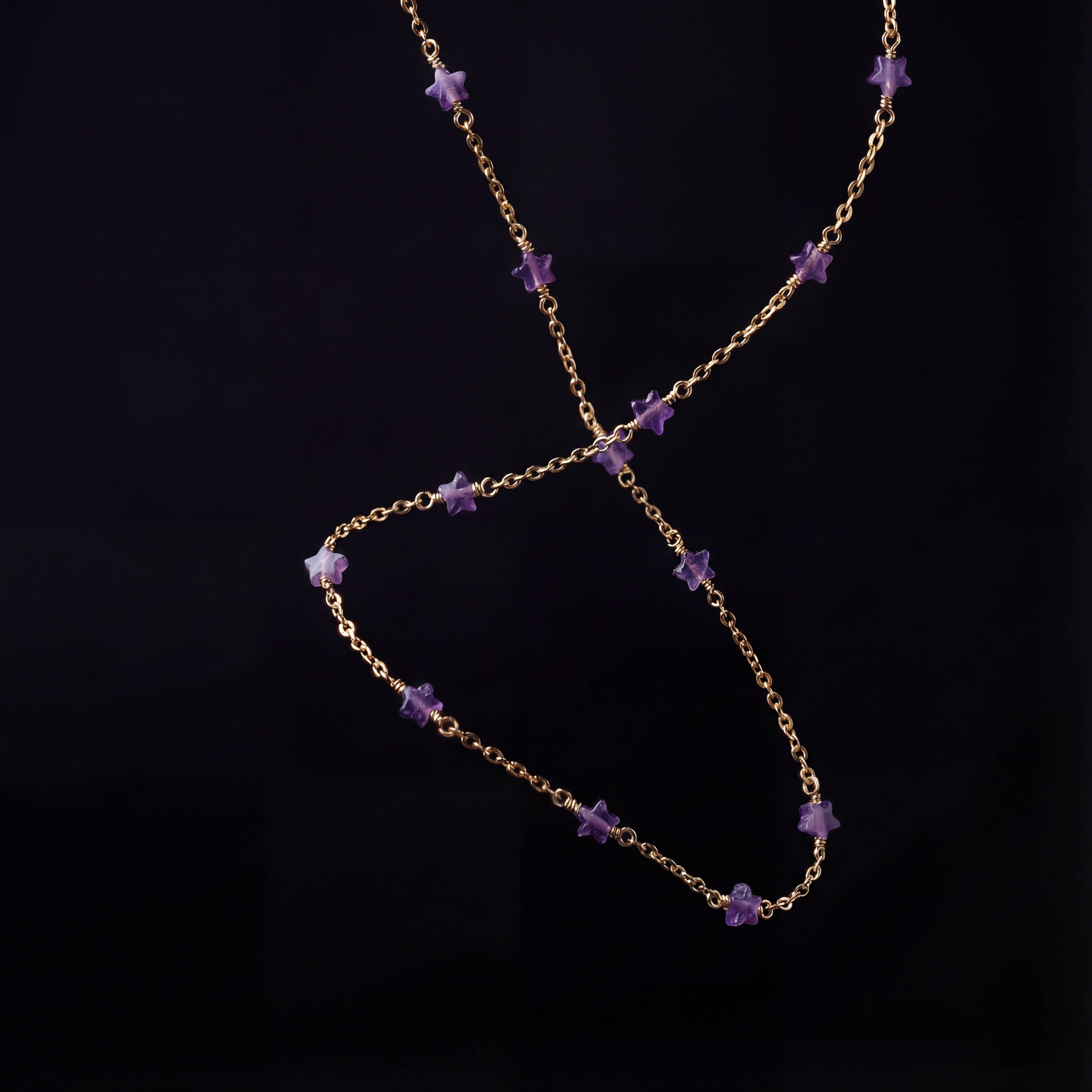 Amethyst Star Necklace