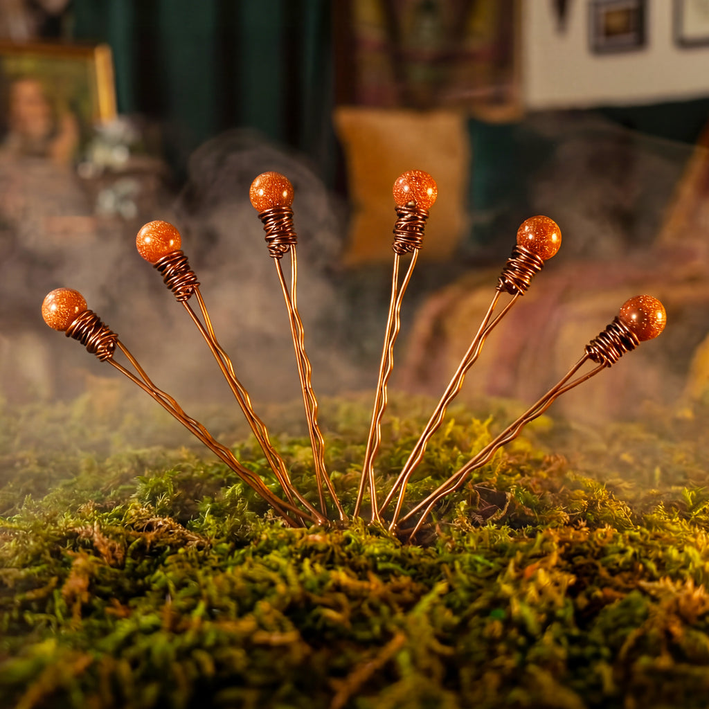 Goldstone Metaphysical Bobby Pins