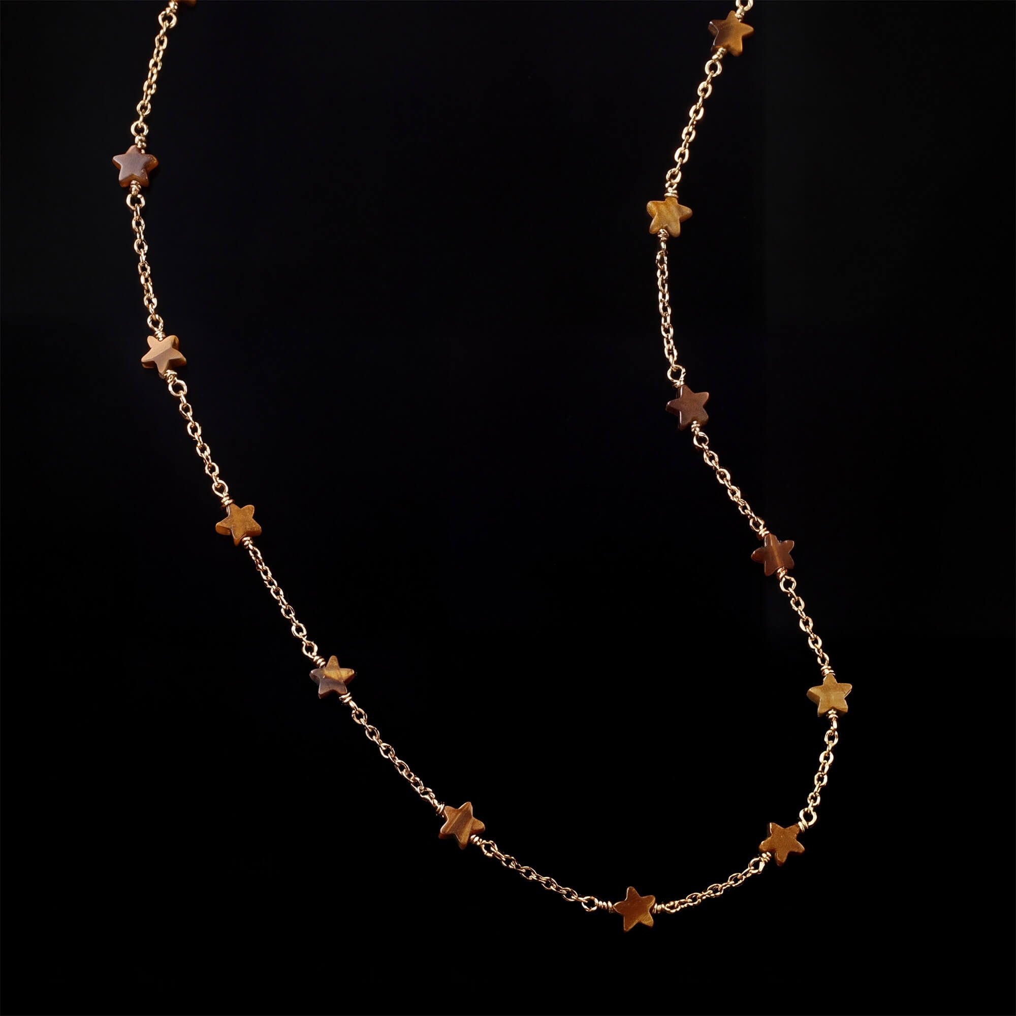 Tiger's Eye Star Necklace